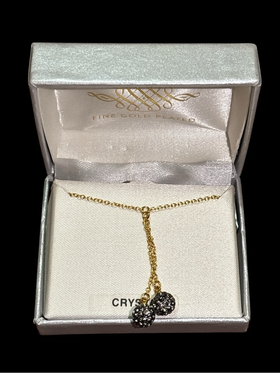 Jewelry - Fine Gold-Plated Genuine Crystal Ball Necklace